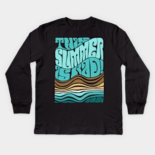 The Summer of Rad 2021 - merch Kids Long Sleeve T-Shirt